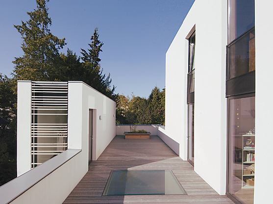 Lamellenhaus Berlin, Dachterrasse