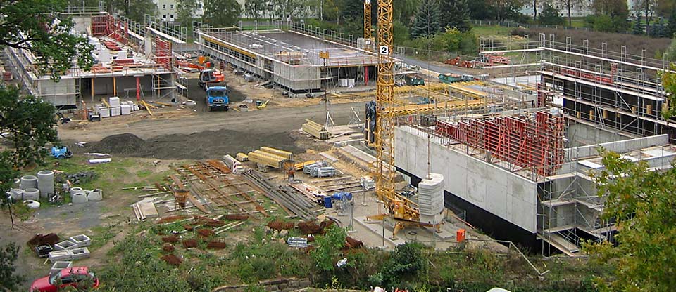 Hochschule Zittau, Fachbereich Bauwesen, Baustelle